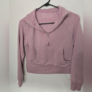 Lavender Half-Zip Hoodie